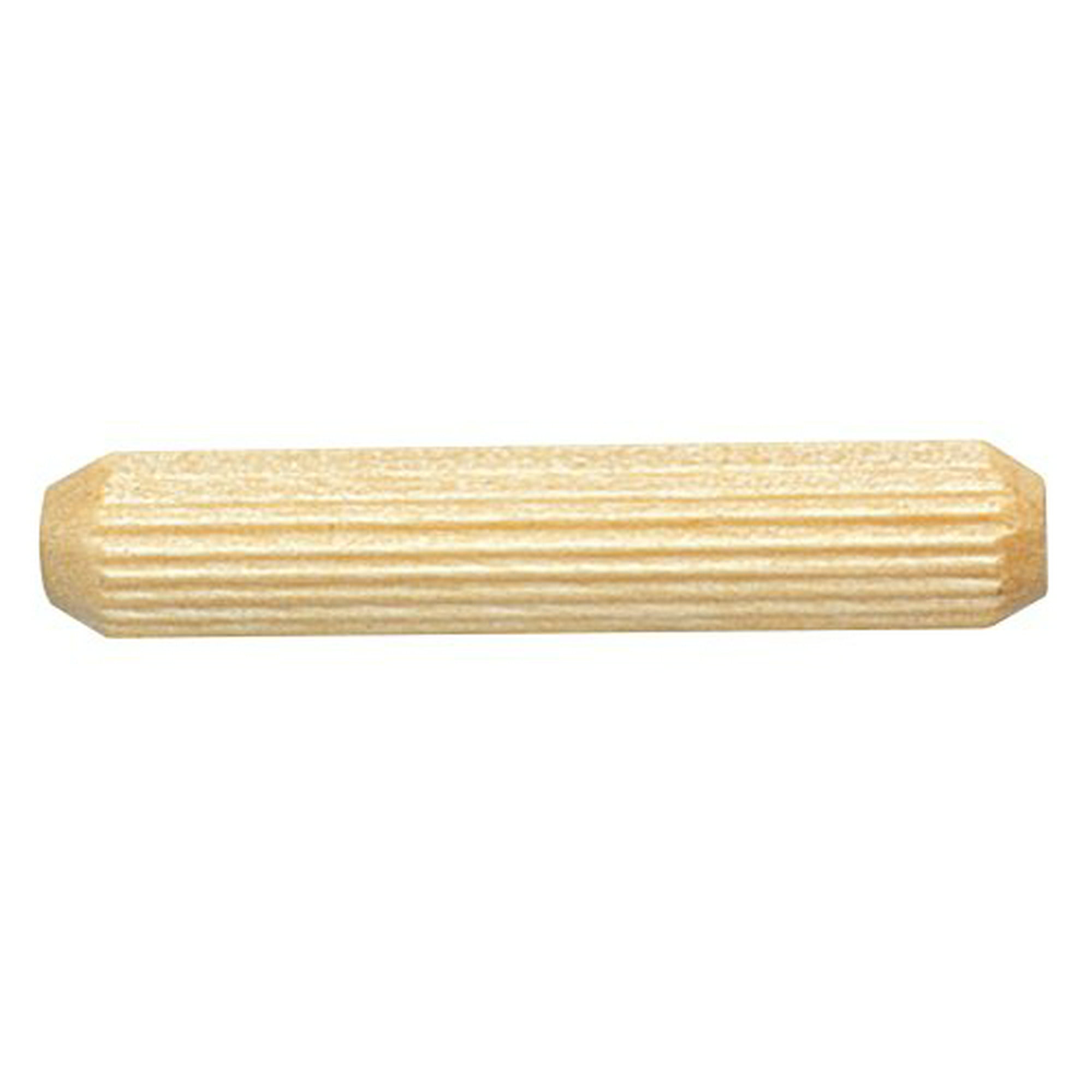 3/8 X 2 Multi-Groove Fluted Dowel Pin Wood Specialties Pins & Plugs 100-pack Platte River 801101 